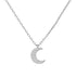 Luna | Pave Moon Necklace - Bara Boheme