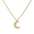 Luna | Pave Moon Necklace - Bara Boheme