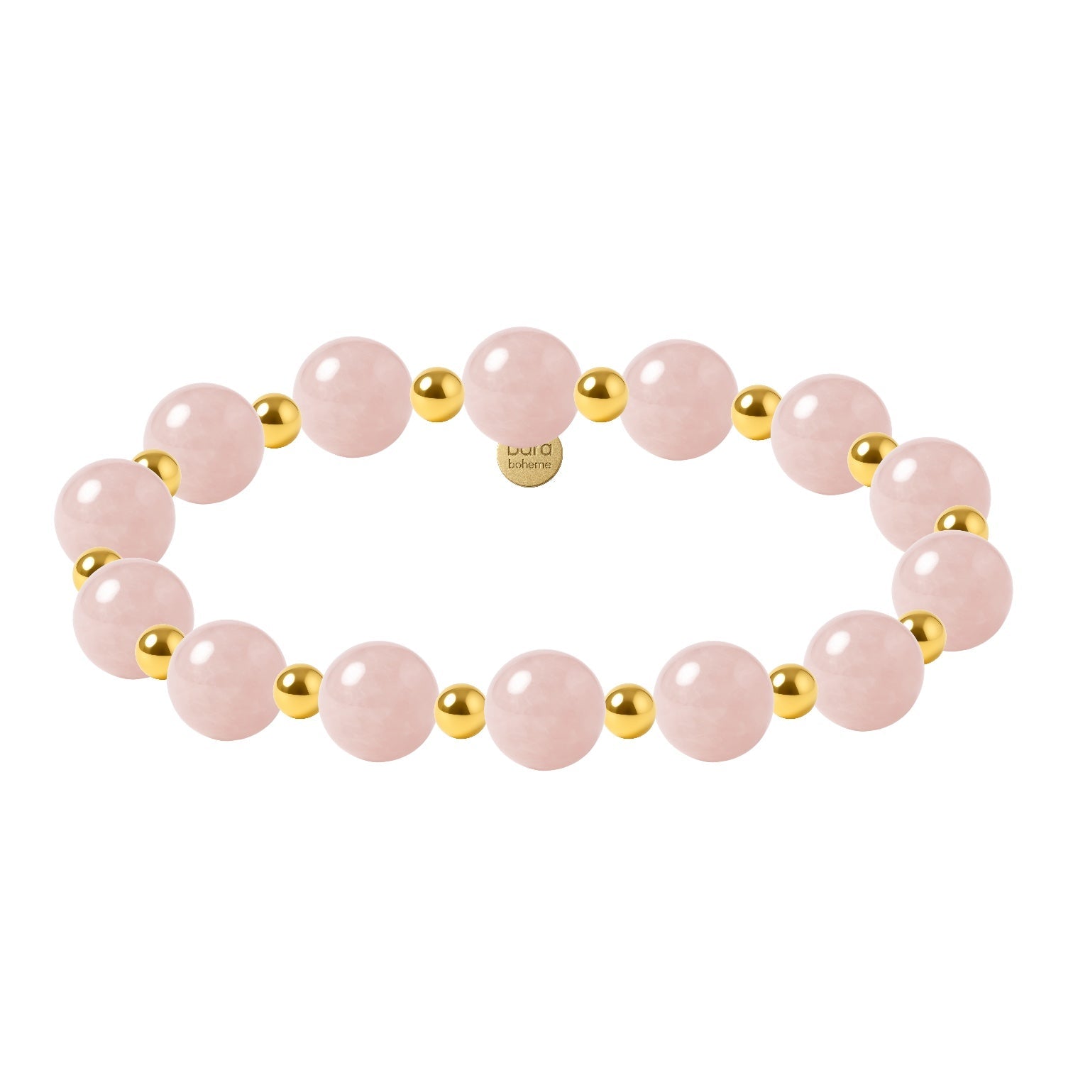 Lydia | Rose Quartz Beaded Bracelet - Bara Boheme