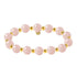 Lydia | Rose Quartz Beaded Bracelet - Bara Boheme