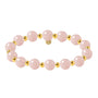 Lydia | Rose Quartz Beaded Bracelet - Bara Boheme