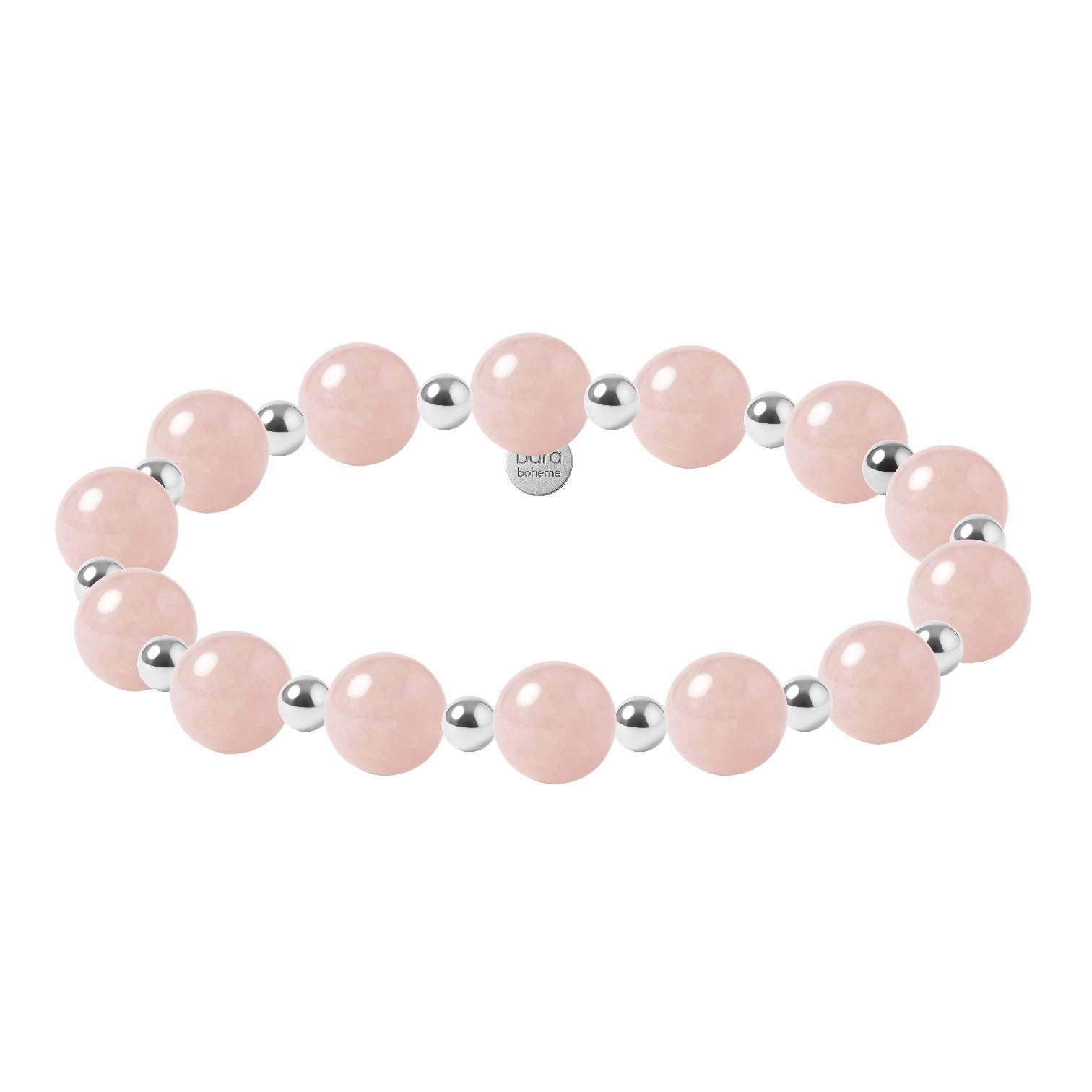Lydia | Rose Quartz Beaded Bracelet - Bara Boheme