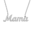 Mama | Pave Cursive Necklace - Bara Boheme