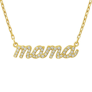 Mama | CZ Necklace
