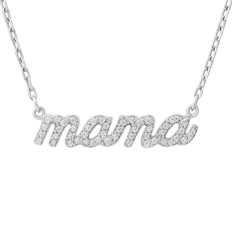Mama | CZ Necklace