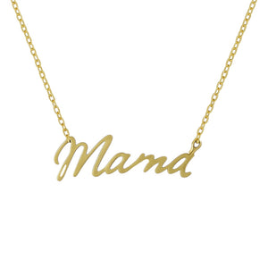 Mama | Script Necklace