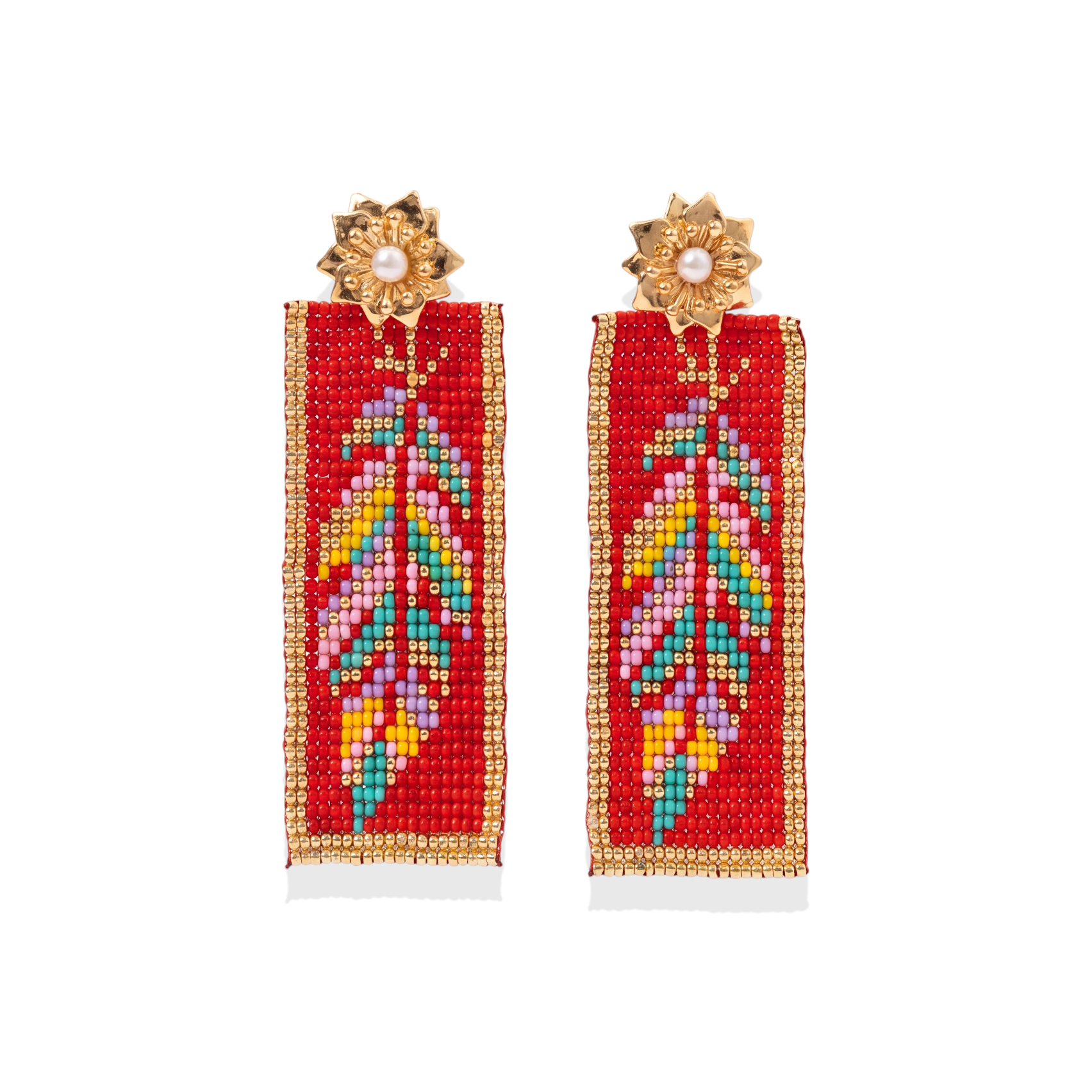 Mara Mosaic Drop Earrings - Bara Boheme
