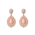 Maribel | White Topaz Earrings with Opal - Bara Boheme