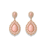 Maribel | White Topaz Earrings with Opal - Bara Boheme