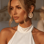 Marilyn Flower Stud Earrings - Bara Boheme