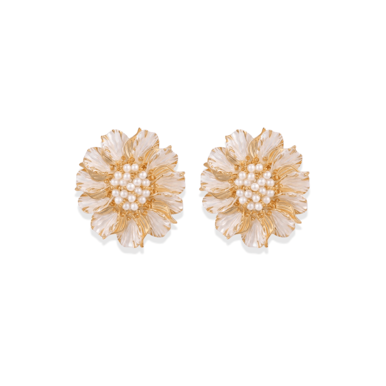 Marilyn Flower Stud Earrings - Bara Boheme