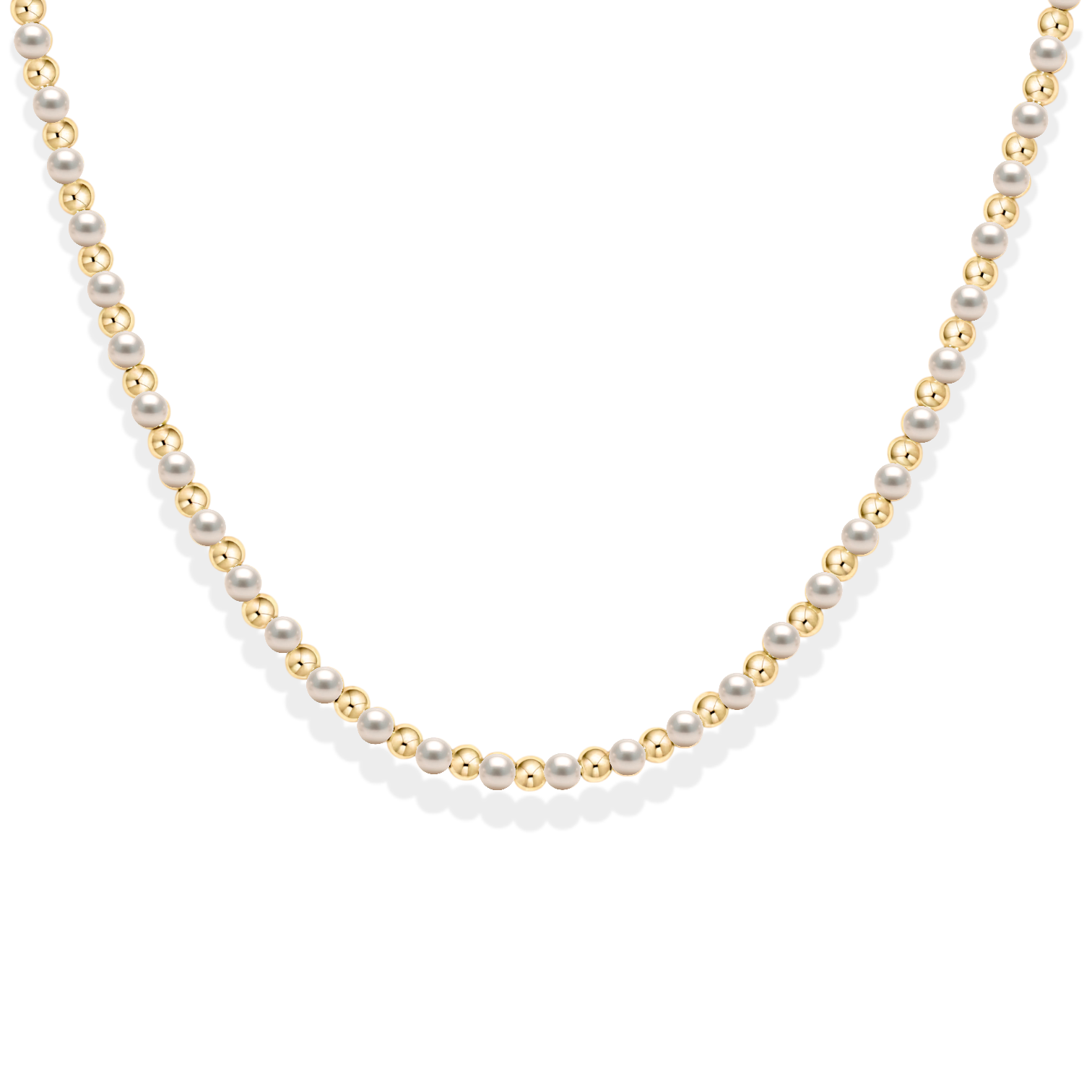 May | Gold Filled Beaded Necklace