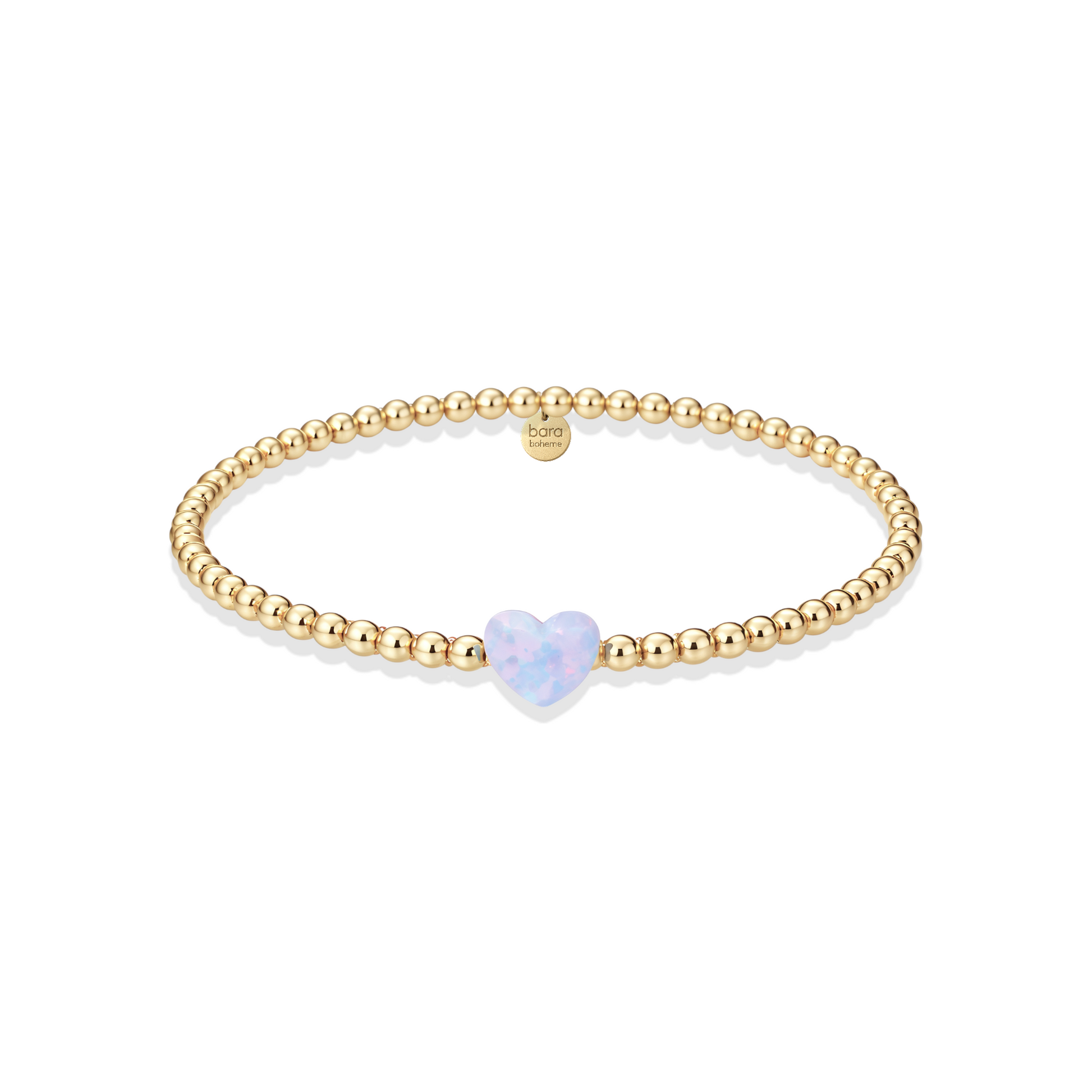 Single Heart MD | Beaded Opal Bracelet