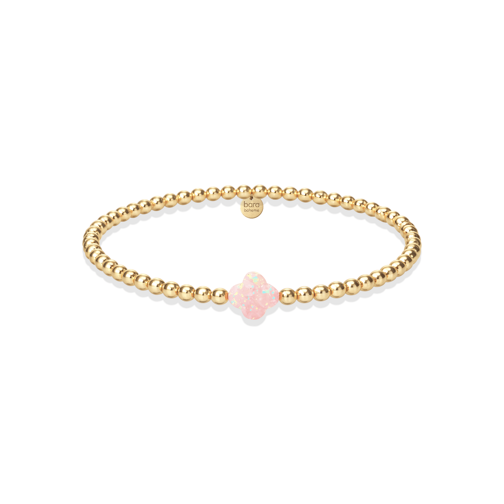 Medium Clover Opal Beaded Bracelet - Bara Boheme