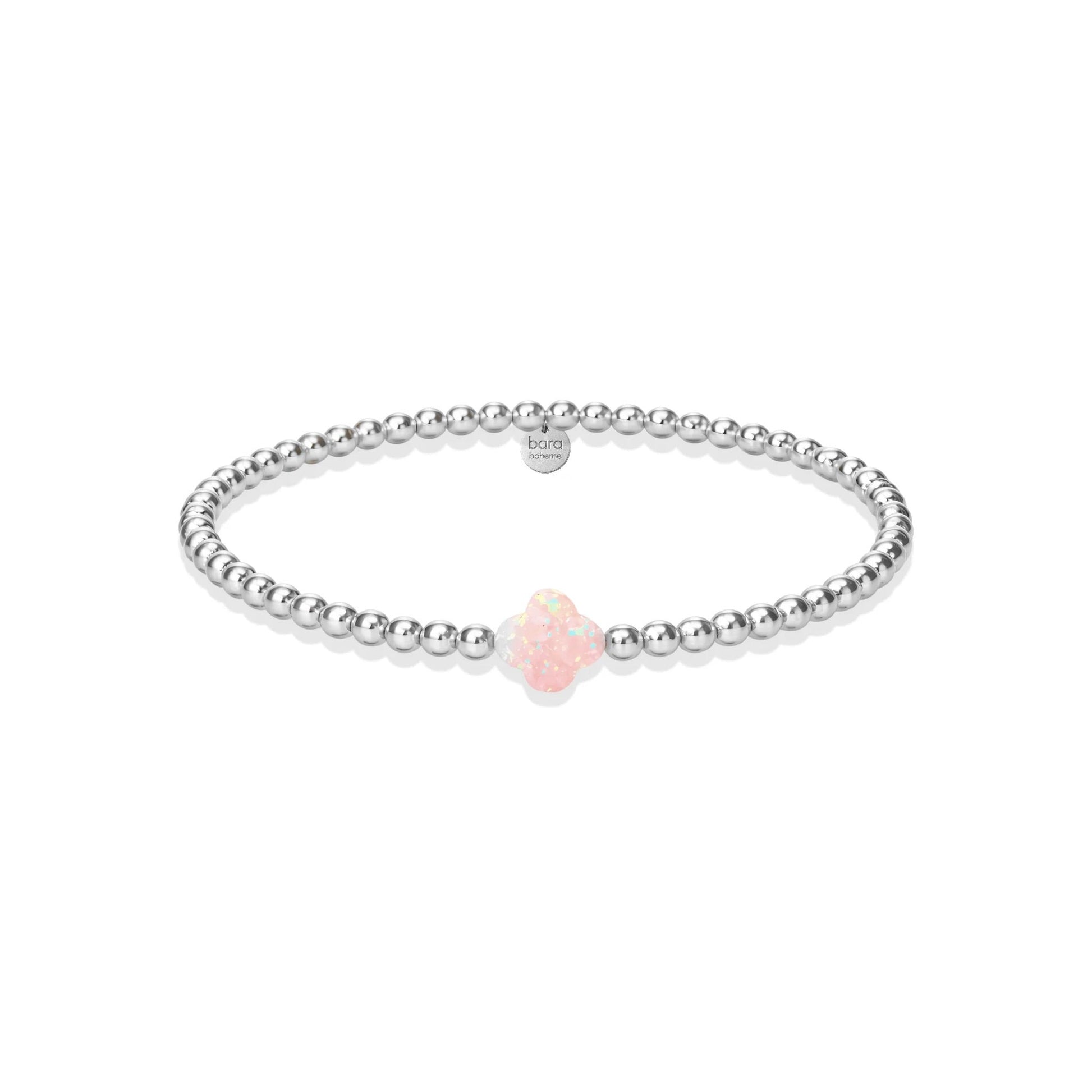 Medium Clover Opal Beaded Bracelet - Bara Boheme