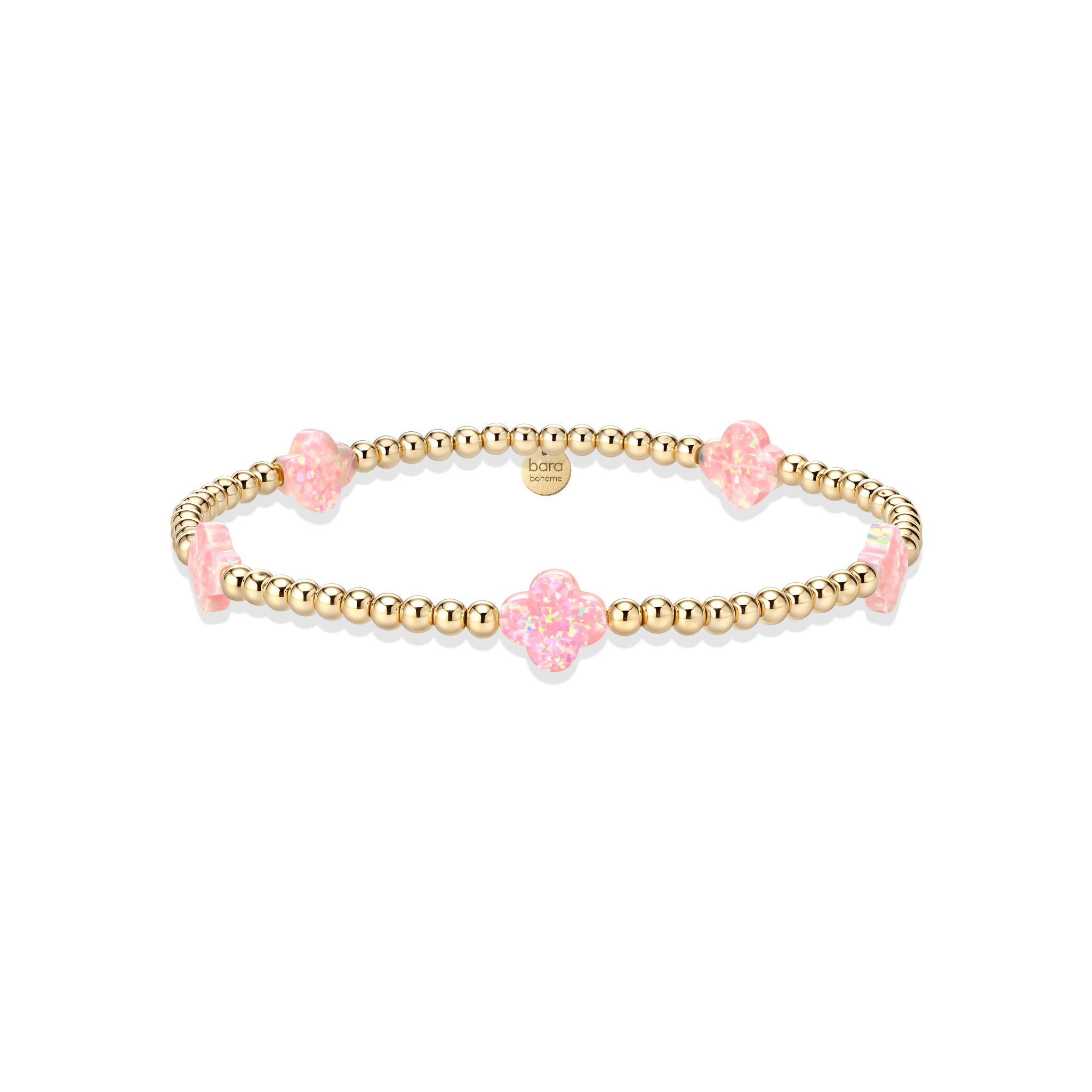 Medium Clover Opal Beaded Bracelet — By the Yard - Bara Boheme