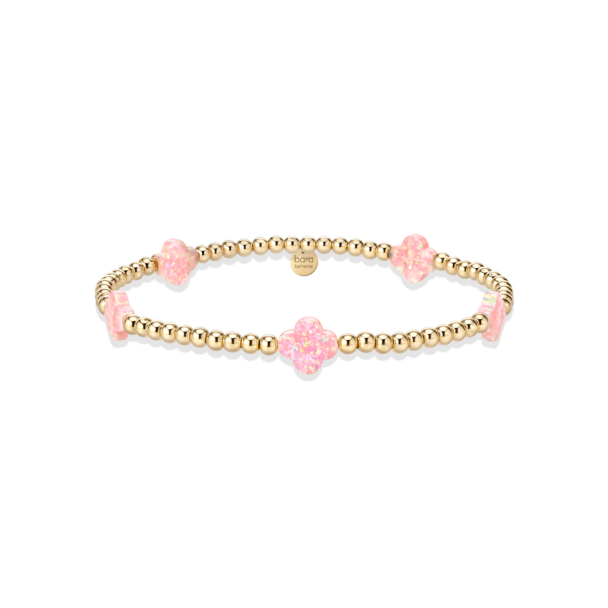 Medium Clover Opal Beaded Bracelet — By the Yard - Bara Boheme
