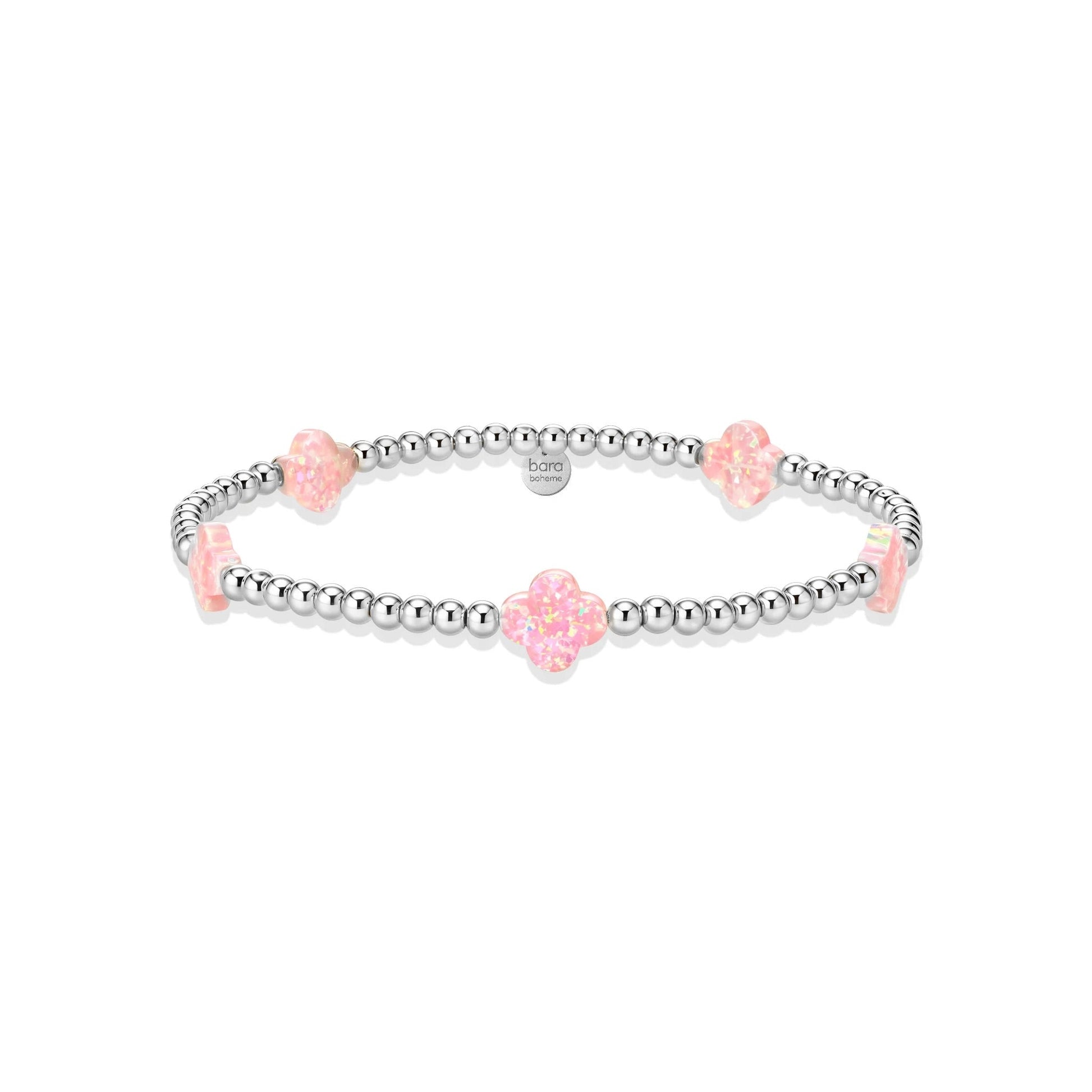 Medium Clover Opal Beaded Bracelet — By the Yard - Bara Boheme