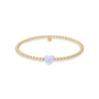 Medium Heart Opal Beaded Bracelet - Bara Boheme