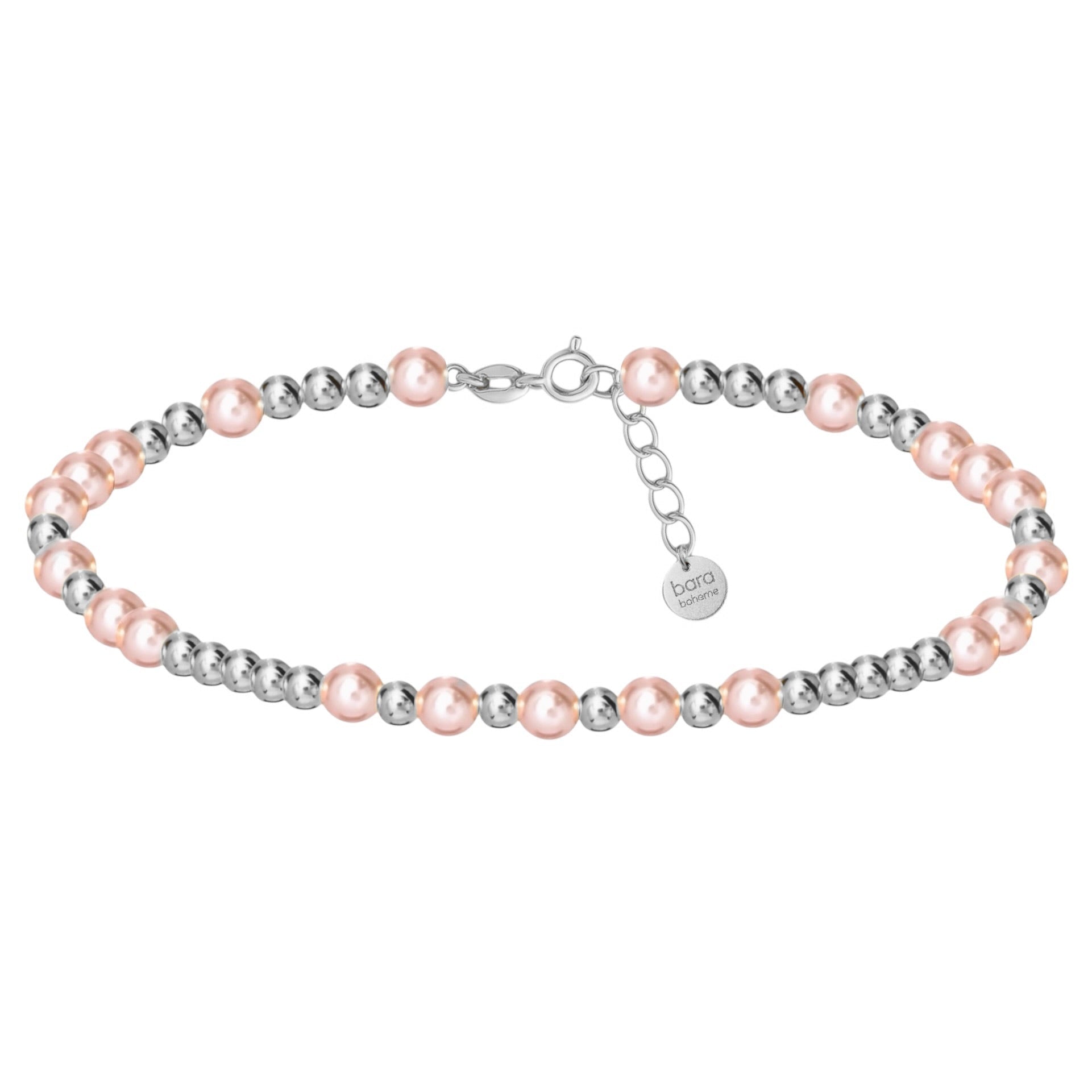 Melanie | Gold Filled Beaded Anklet With Pearls - Bara Boheme