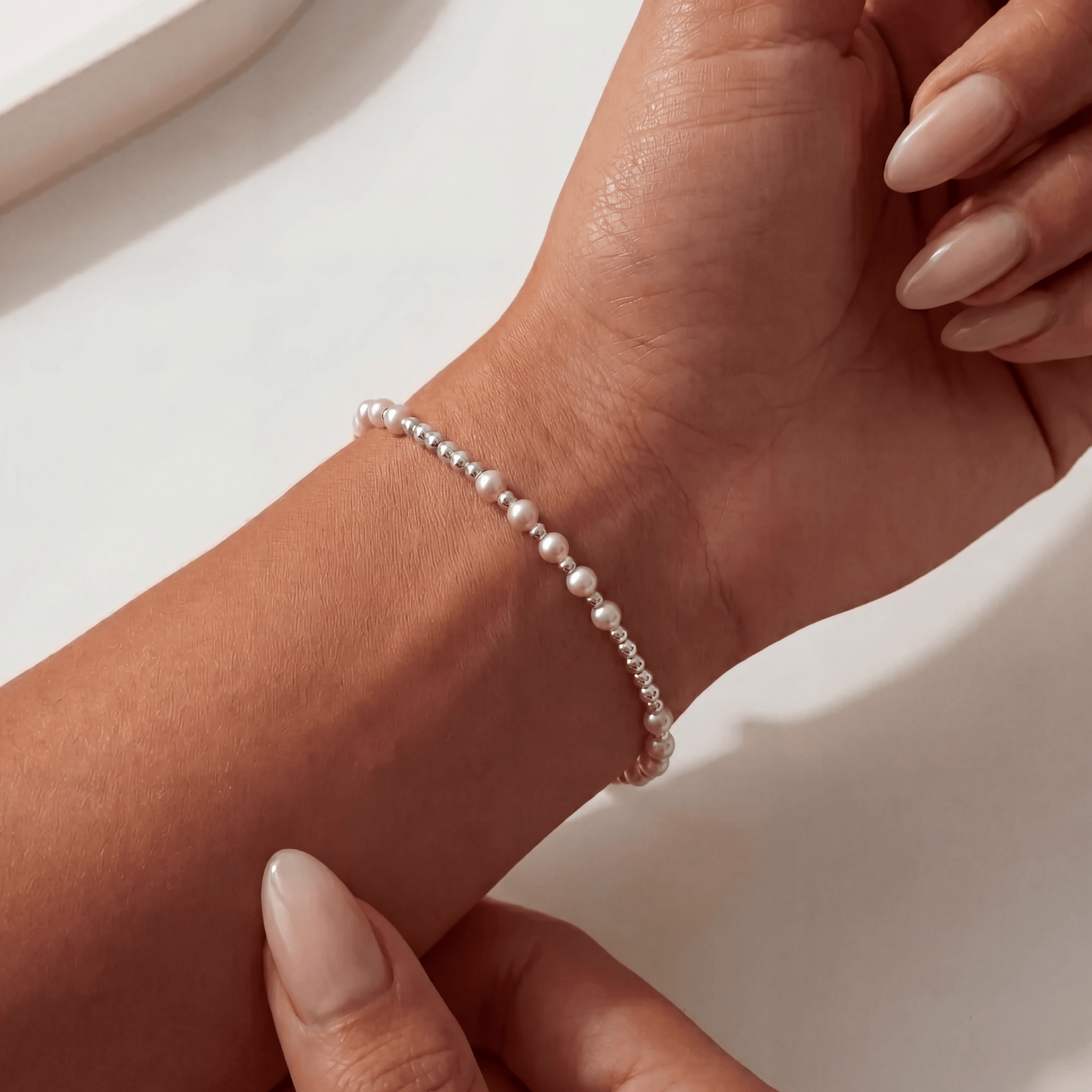 Melanie Pearl Beaded Bracelet - Bara Boheme