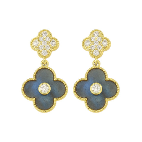 Mini Madam | Double Clover Earrings