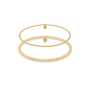 Mirror Beaded Bracelet Duo Stack - Bara Boheme
