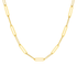 Mirrored Paperclip | Alternating Link Necklace - Bara Boheme