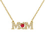 Mom + Ruby | Pave Necklace