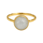 Moonstone | Bezel Ring - Bara Boheme