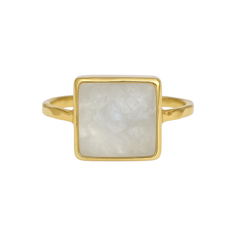 Moonstone | Bezel Ring