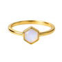 Moonstone | SPS Hexagon Ring