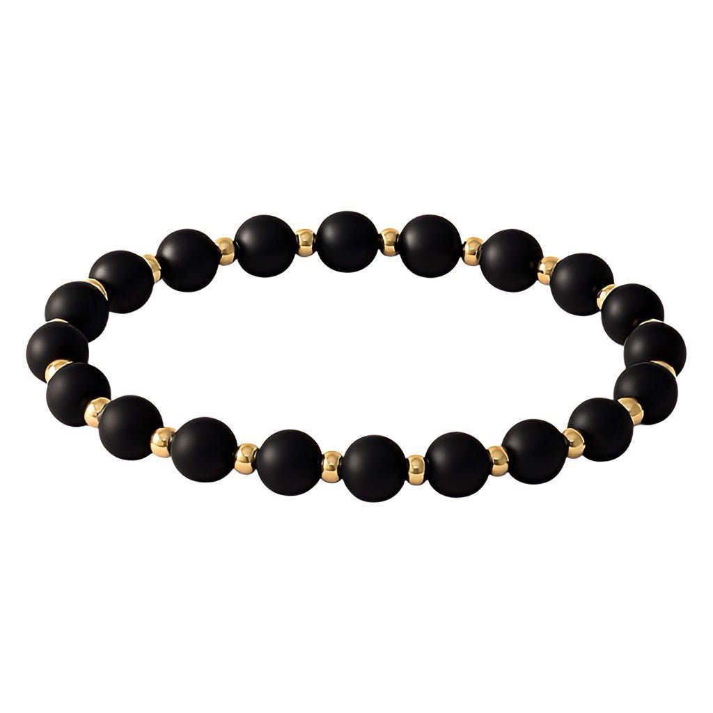 Night Current | Beaded Men's Bracelet - Bara Boheme