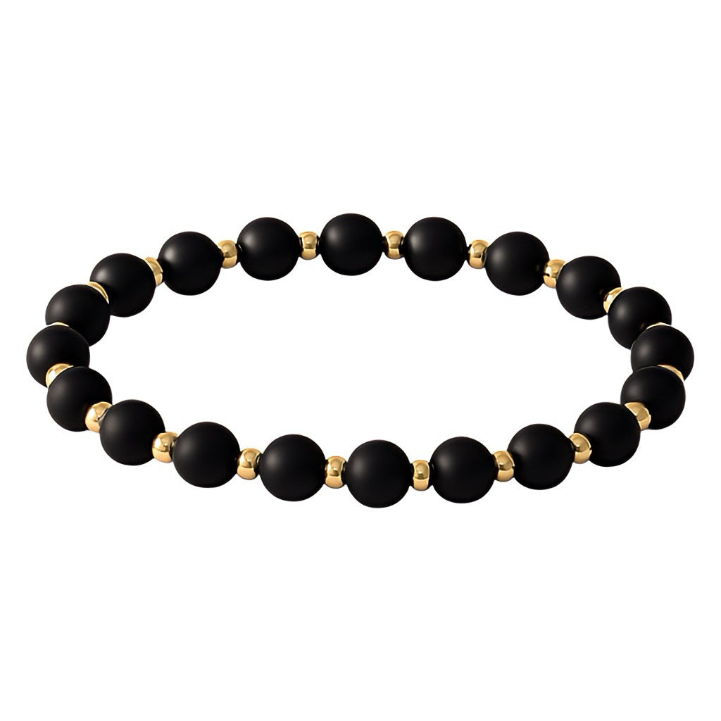 Night Current | Beaded Men's Bracelet