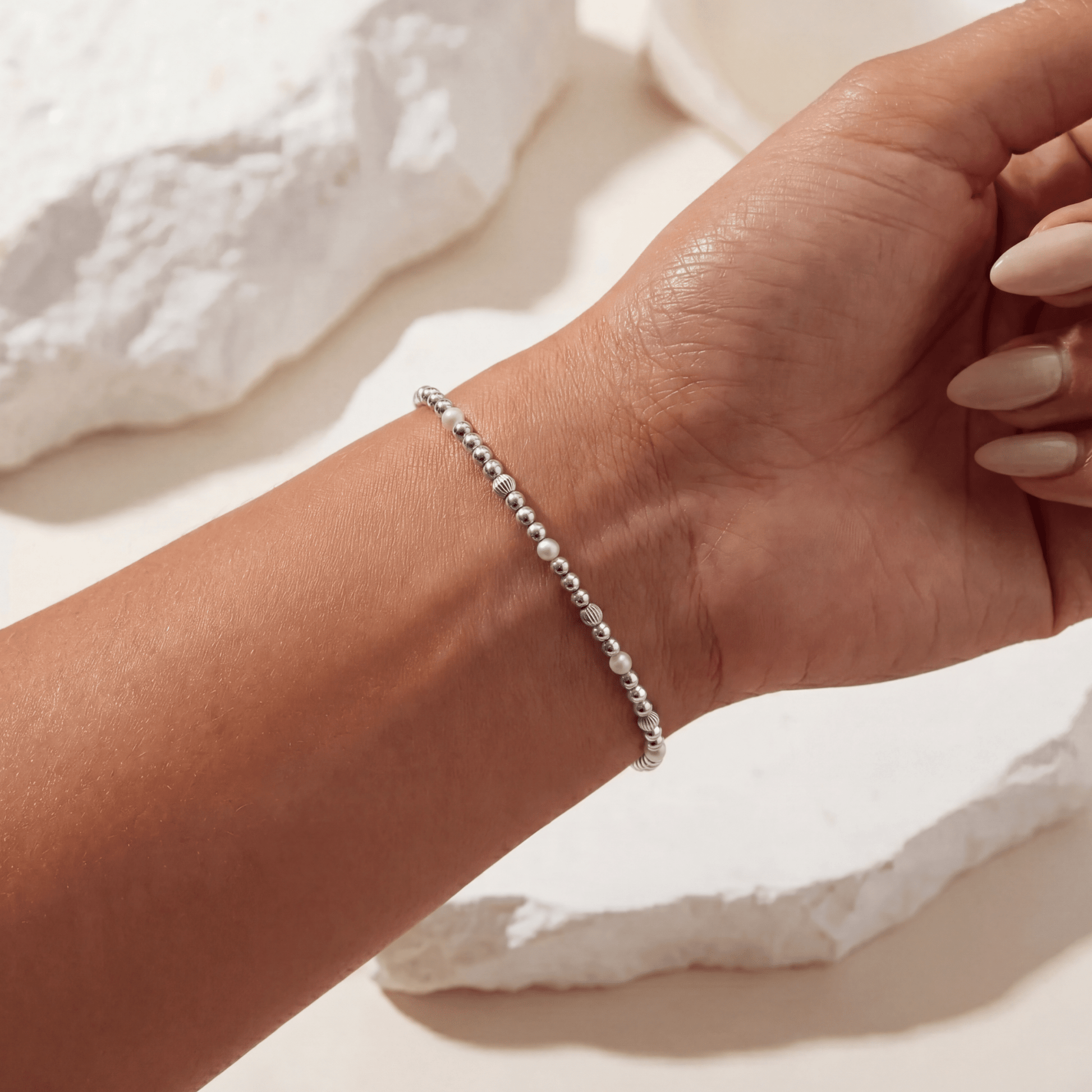 Noa Pearl Beaded Bracelet - Bara Boheme