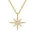 Northern Star | Gold Plated Pave Necklace - Bara Boheme