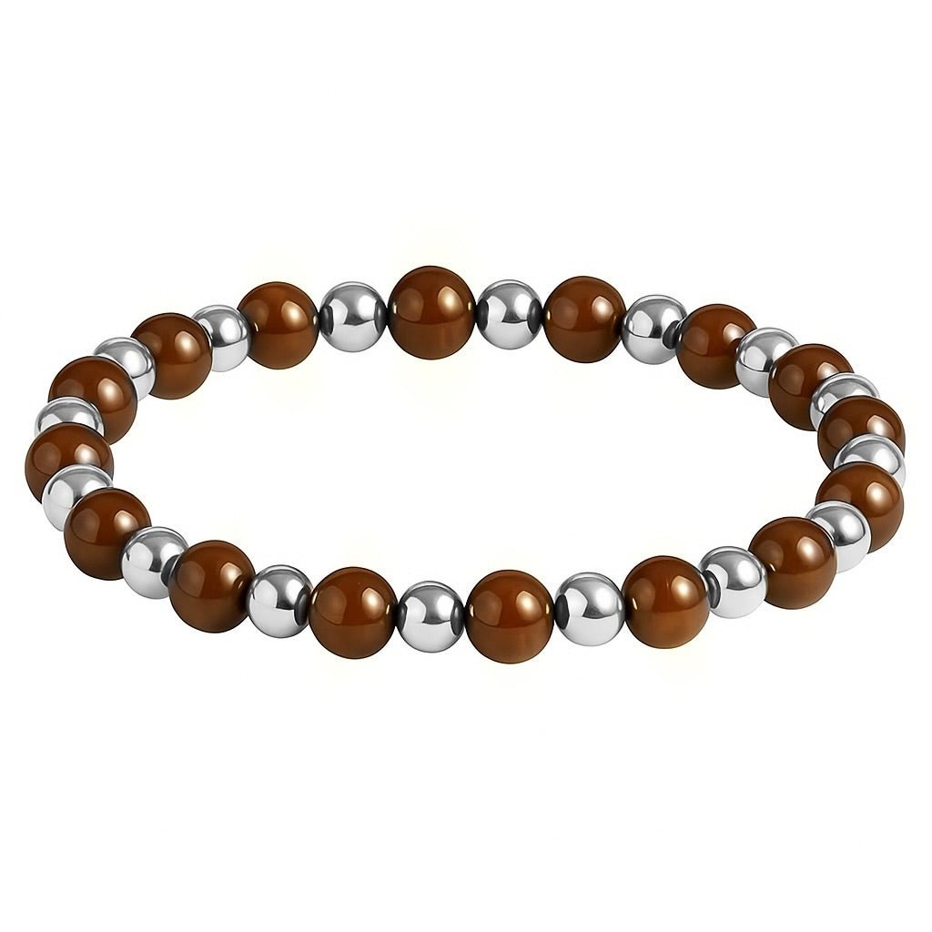 Ocean Driftwood | Beaded Men's Bracelet - Bara Boheme