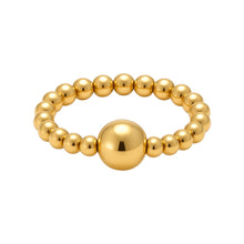 OLIVIA | Stretchy Ring with Anti-tarnish Gold Filled beads