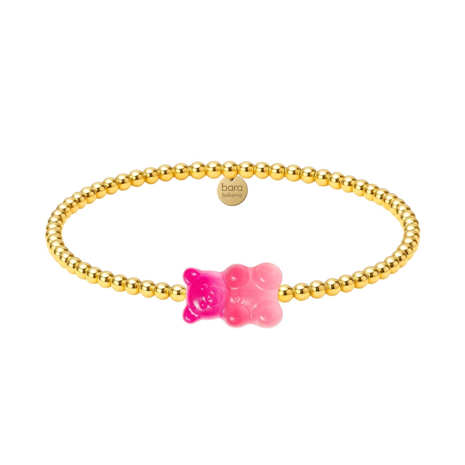 Ombre Gummy Bear | Gold Filled Beaded Bracelet - Bara Boheme