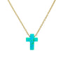 Opal Cross Necklace — Elite - Bara Boheme