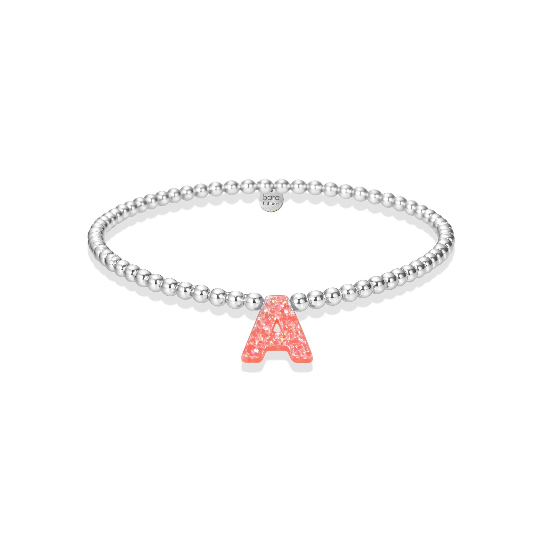 Opal Initials A - M | Gold Filled Beaded Bracelet - Bara Boheme