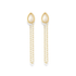 Opal Teardrop | Chain Earrings - Bara Boheme