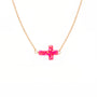Horizontal Cross | Opal Elite Chain Necklace