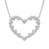 Open Heart Large | Pave Necklace - Bara Boheme