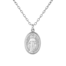 VIRGIN MARY Oval Necklace