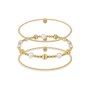 Palm Beach Beaded Bracelet Trio Stack - Bara Boheme