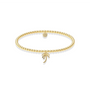 Palm Tree Beaded Charm Bracelet - Bara Boheme