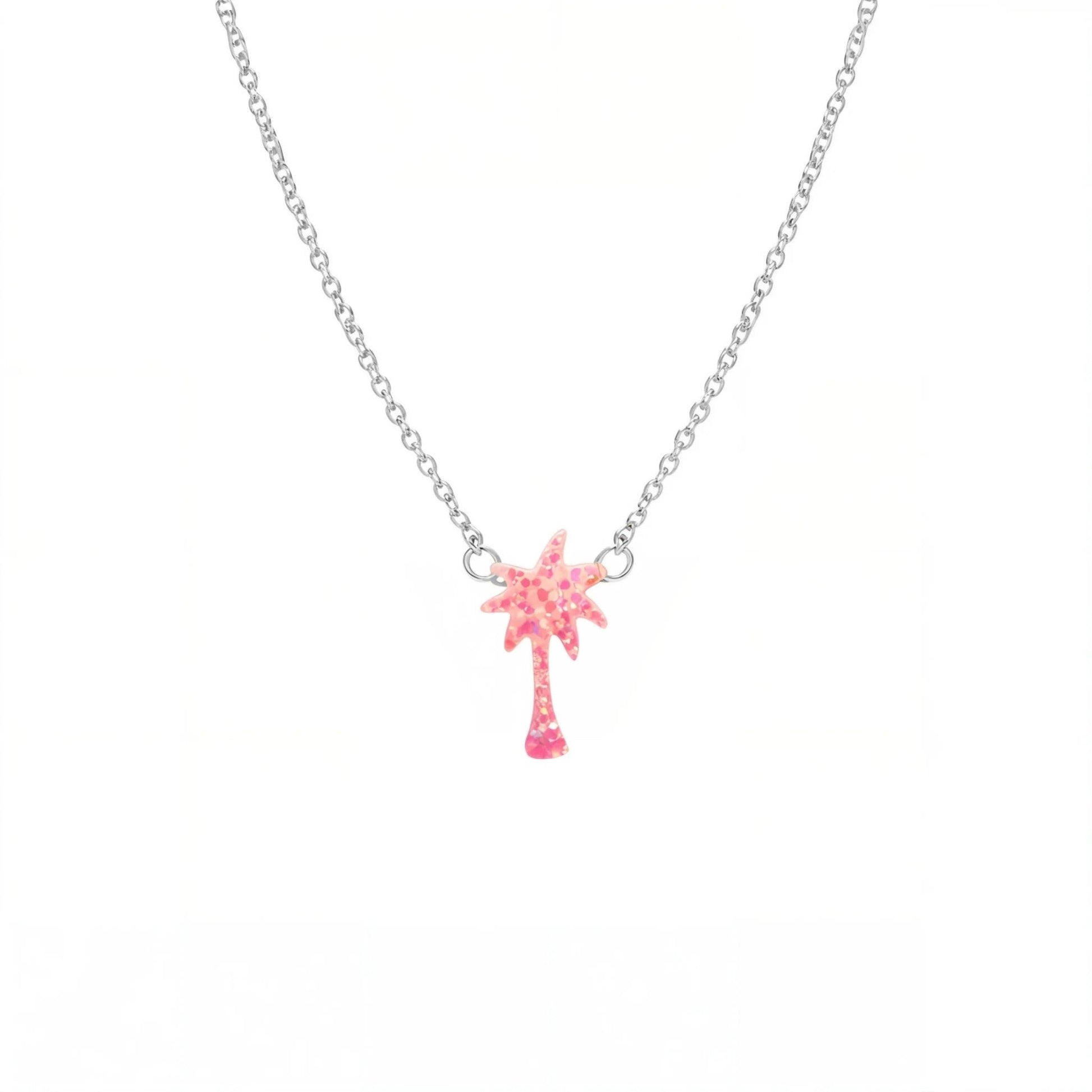 Palm Tree | Opal Elite Chain Necklace - Bara Boheme