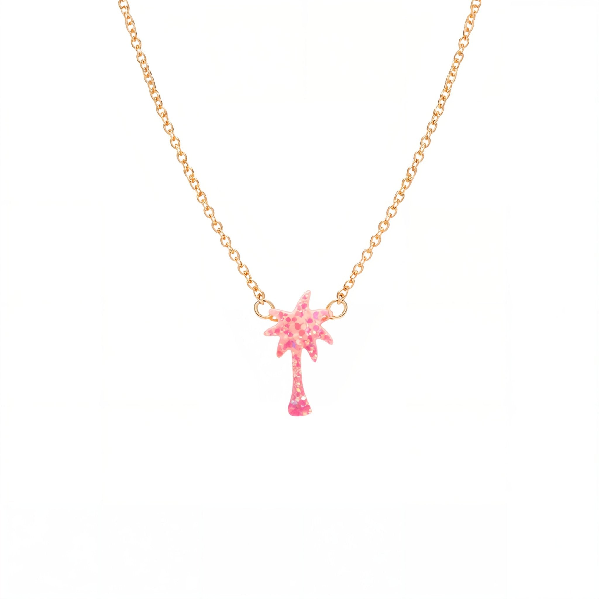 Palm Tree | Opal Elite Chain Necklace - Bara Boheme