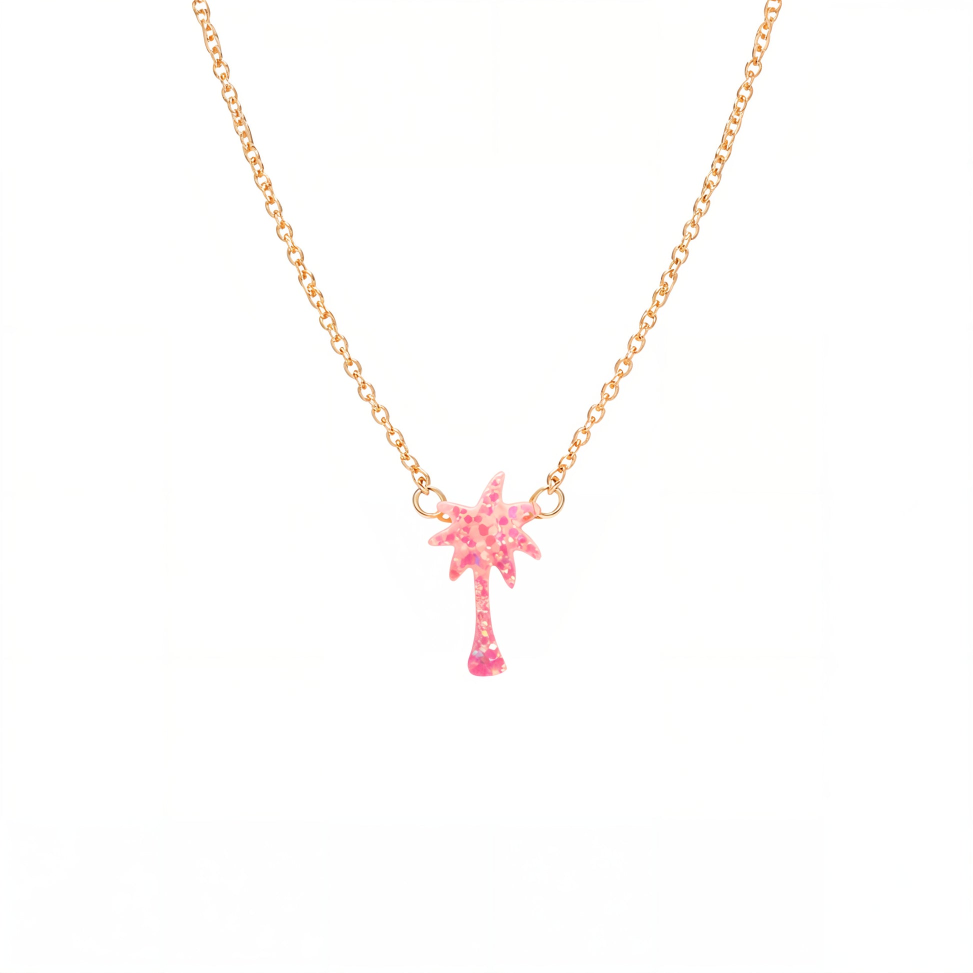 Palm Tree | Opal Elite Chain Necklace